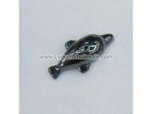 Hematite Dolphin Pendant